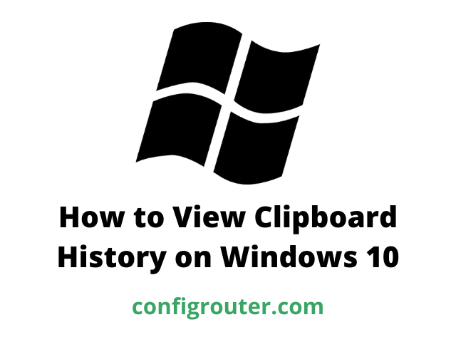 see clipboard history windows 10